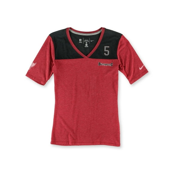 Nike Womens SS Josh Freeman Graphic T-Shirt, Red, X-Large