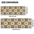 thumbnail image 6 of Vintage Floral Medallion Runner Rug, Green Gold Ornate Hallway Runner, Traditional Victorian Style Washable Floor Mat for Entryway Kitchen, 6 of 9
