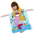 thumbnail image 2 of Worallymy Capa de baño para niños Dibujos animados para niños Ducha con Capucha Toalla Baño Secado Jersey Poncho Tipo 7 Worallymy JD735811967, 2 of 7
