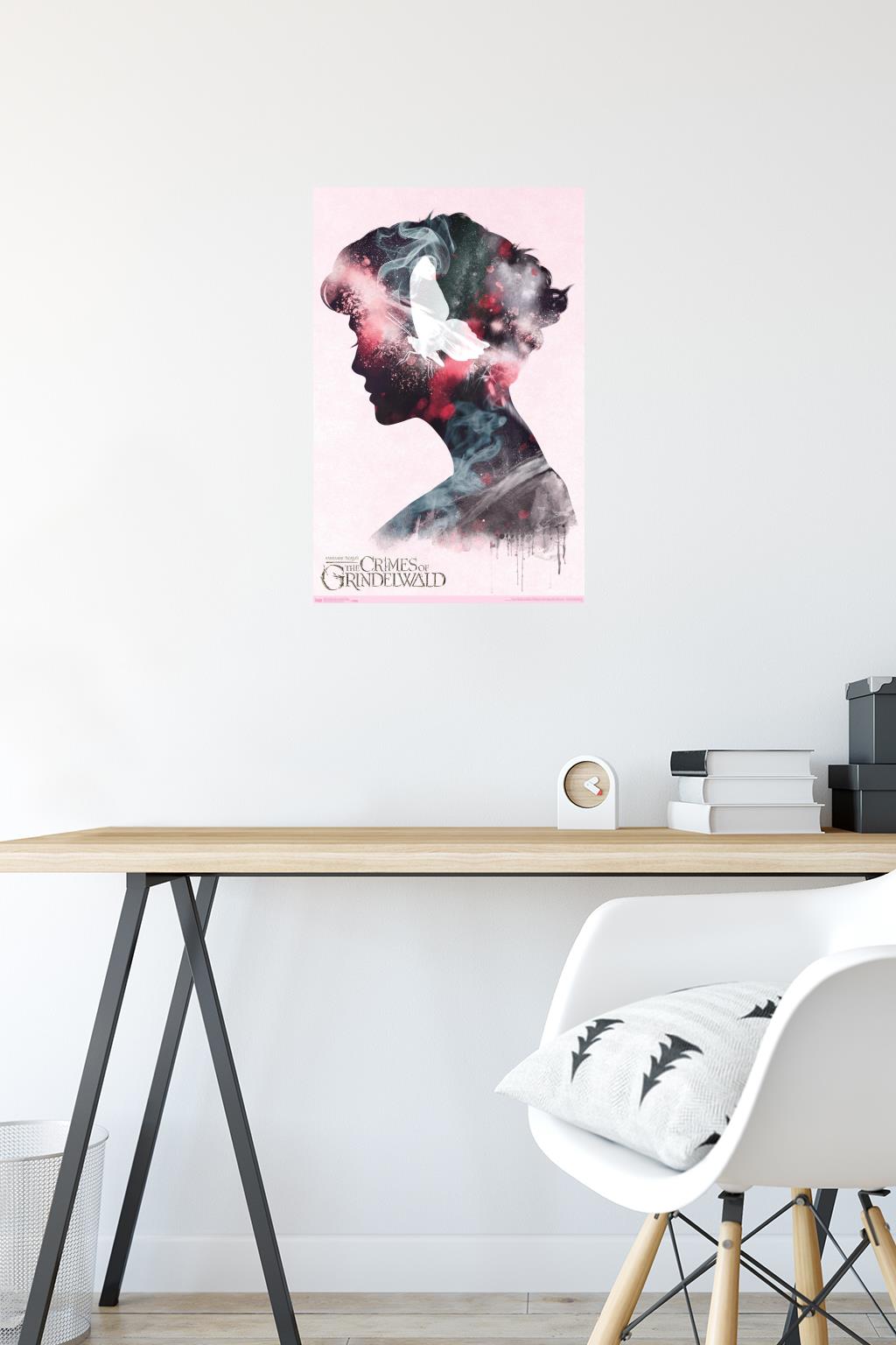 Fantastic Beasts: Crimes Of Grindelwald - Queenie Illustration Wall Poster, 14.725" x 22.375"