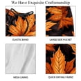 thumbnail image 4 of luoweisi Men's Beach Shorts Quick Dry Swim Trunks with Mesh Lining Maple Leaf L, 4 of 5