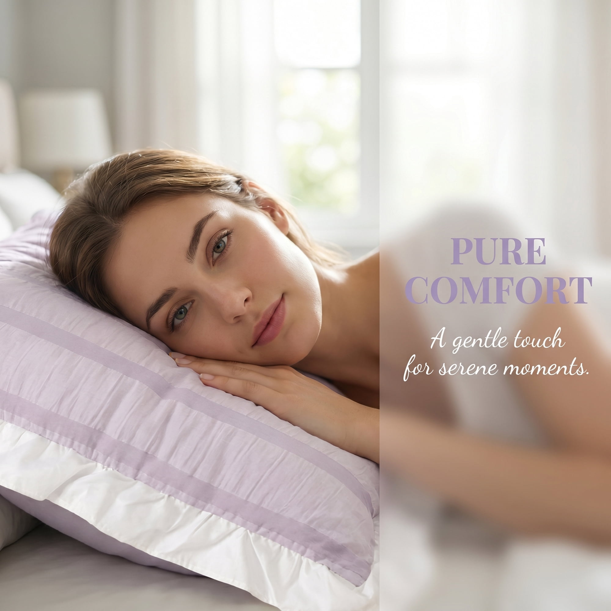Unique Bargains 2Pcs Polyester Envelope Closure Wrinkle Resistant Pillowcase Queen Purple