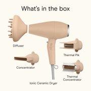 INFINITI PRO CONAIR Ionic Ceramic Hair Dryer with Professional AC Motor and 4 Attachments