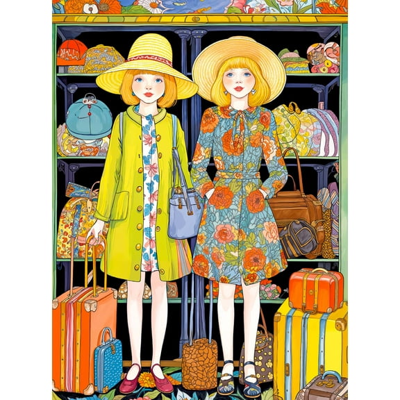 Cross & Glory - Vacation Vibes: Journey in Style - 1000 Piece Jigsaw Puzzle for Adults | Travel-Themed Puzzle | Perfect for Puzzle Enthusiasts and Travel Lovers