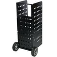 thumbnail image 2 of Metal Firewood Cart with Rolling Wheel, Heavy Duty 200lbs Load Capacity Outdoor Rolling Cart Dolly Storage Holder, 2 of 7