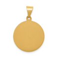 thumbnail image 4 of 14k Yellow Gold Saint Theresa Pendant Medal for Women with Image and Inscription, Catholic Religious Necklace Symbolizing Faith and Devotion, 4 of 6