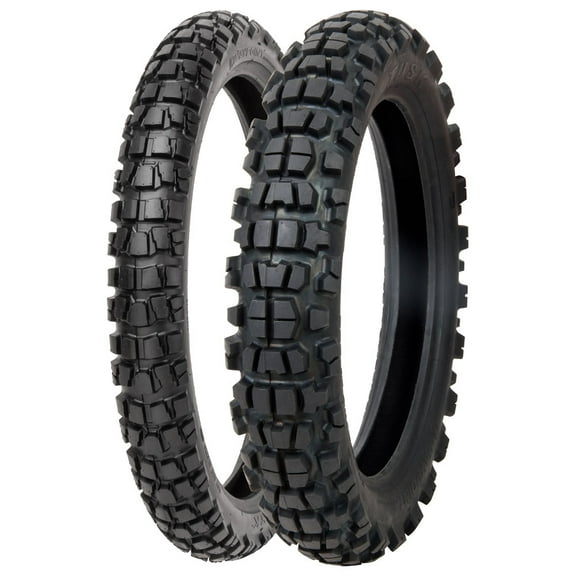Tusk Waypoint Adventure Motorcycle Tire (Tire Set 90/90-21 (54R)/120/90-18 (65R) Tube Type)