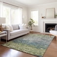 thumbnail image 6 of Addison Rugs Mayfield Washable Transitional Abstract Clouds Green Rectangle Rug, 9' x 12', 6 of 6