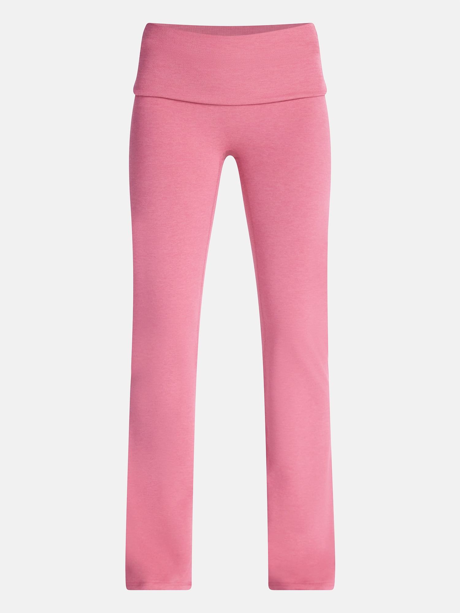 Athletic Works Women's ButterCore Flare Leggings with Fold Over Waist, 31" Inseam, Sizes XS-XXL