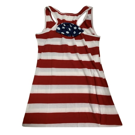 

TAIAOJING Kids Kid Girls Dress Family Look Striped Round Neck Sleeveless Mother Daughter Parent Child Dress