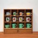 thumbnail image 4 of 1/6 Portavasos Estante de Almacenamiento Mini LibreríA de Madera Maciza Gabinete Casa de MuñEcas Mini Modelo Casa de MuñEcas Sala de Estudio Accesorios B, 4 of 10