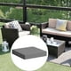 thumbnail image 5 of Cojines impermeables Cojines de asiento Cojín interior Exterior Sala de estar Patio Gris claro, 5 of 9