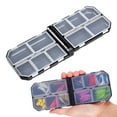thumbnail image 6 of SunniMix Fishing Tackle Box Fishing Box Fishing Gear Storage Box for Freshwater Saltwater 10.5cmx7.4cmx3cm, 6 of 8