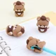 thumbnail image 3 of Lindo oso Sacapuntas de silicona, cortador de lápices Manual de un solo orificio, juguetes de regalo para niños, papelería Kawaii, suministros escolares y de oficina, 3 of 4