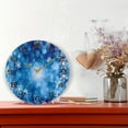 thumbnail image 6 of GZHJMY Christmas Snowflake Wall Clock, Silent Non Ticking Battery Operated Creative Decorative Round PVC Clock for Kitchen, Living Room, Bathroom, Home School Office Decor, 10 Inch, 6 of 7