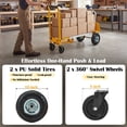 thumbnail image 3 of Bezliving 4-in-1 Aluminum Heavy Duty Folding Hand Truck 1000 lbs Capacity, Convertible Cart & Platform Dolly, Lightweight Heavy Duty Moving Truck for Warehouse, Garage, Travel, Delivery, 3 of 8