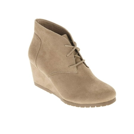 Faded Glory Women's Wedge Bootie - Walmart.com