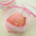 thumbnail image 4 of Bolsa de lavandería plegable de malla para sujetadores y lencería, ideal para proteger prendas delicadas (color aleatorio)., 4 of 5
