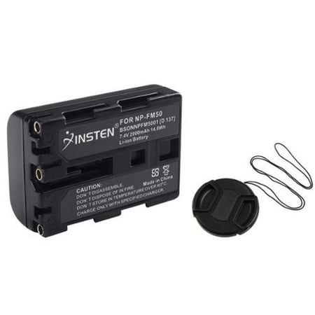 Insten FOR SONY 2X NP-FM55H BATTERY PACK+LENS CAP DSLR A100 Insten FOR SONY 2X NP-FM55H BATTERY PACK+LENS CAP DSLR A100