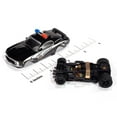 thumbnail image 2 of Auto World 4Gear SC414-2B 1970 Ford Mustang Highway Patrol Car (Black w/ White Stripes) HO Scale Slot Car, 2 of 4