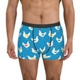 thumbnail image 7 of Disketp Cartoon Chicken Men's Boxer Briefs,Soft and Breathable Cotton Underwear with ComfortFlex Waistband, 7 of 7