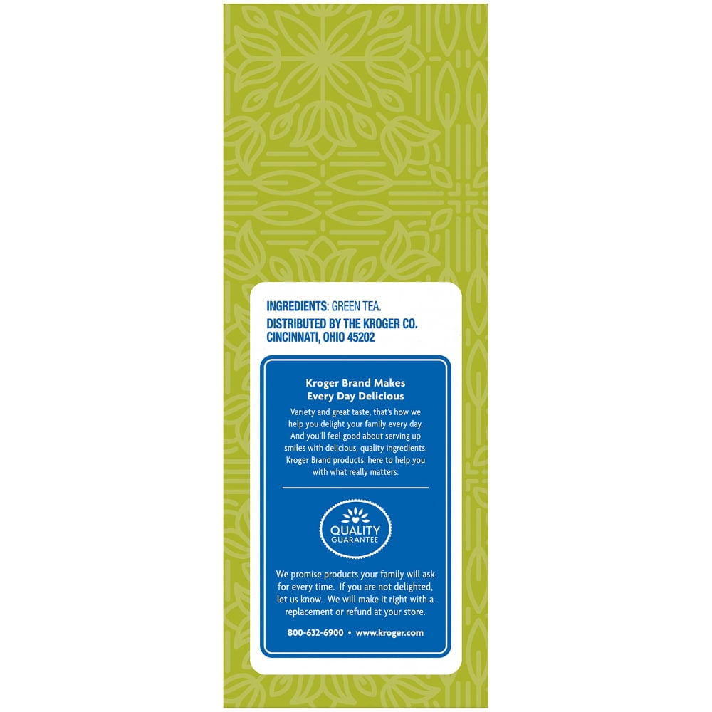 Kroger Green Tea Bags 100 ct - 3 Pack