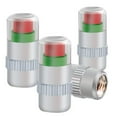 thumbnail image 2 of Tire Pressure Monitor Valve Cap 4 Pack 30PSI 2.0Bar Visual Alert Color Coded Green Yellow Red Indicator ABS Plastic Universal Fit Standard Valve Real Time Diagnostic Safety Tool Prevent Blowout New, 2 of 9