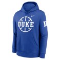 thumbnail image 2 of Men's Nike  Royal Duke Blue Devils Basketball Icon Club Fleece Pullover Hoodie, 2 of 3