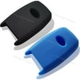 thumbnail image 2 of Dobrev Silicone Keyless Entry Case Fob Protector Cover Skin for Kia Niro Optima Sedona Sportage Sorento Soul Forte 2017 2018 2019 Smart Key   black and blue, 2 of 4