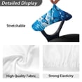 thumbnail image 5 of HELLHERO 2 Pcs Office Chair Armrest Cover Butterfly Print, Office Seat Hand Rest Protector Elastic Band, Stretchable Chair Armrest Slipcover Pads, 5 of 7