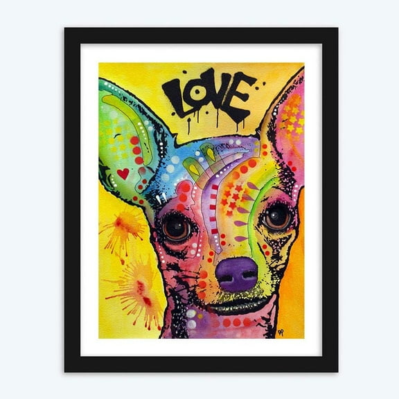 DIY 5D Diamond Painting Kit (For Adults) Diamond Painting "Chihuahua, Dog, Love" - ​​Full Diamond Crystal Rhinestone Embroidery Craft Kit, Can Be Used as Gift, Wall Decoration