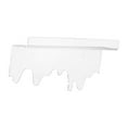 thumbnail image 3 of Acrylic Floating Wall Shelf Wall Ledge Shelf Wall Display Shelf 12" Multifunctional Wall Mounted Bookshelf for Kids for Bathroom Kitchen Flowing Water, 3 of 8