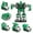 Green, variant on Toys for 3 4 5 6 Year Old Boys– 5-in-1 Detachable Construction Vehicles Set–Transform Robot Kids Toys Cars– Easy DIY Toys for Ages 5+ – Gifts for Boys Girls Birthday Christmas Easter