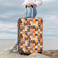 thumbnail image 5 of Cauagu Cat Paws Print Travel Luggage Cover,Travel Dust-proof Suitcase Cover Softside Suitcase Protector for 18-32inch,Not Included Suitcase, 5 of 8
