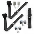 thumbnail image 1 of Kit de Ceinture de Banquette Rétractable Noir 2 Points Standard avec Bracket pour Rambler Nash 1950-1954 - 3 Ceintures, 1 of 1