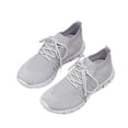 thumbnail image 5 of EKVAHL Orthopedic Lace‑Up Sneakers for Women, Knit Wide Width Non‑Slip Athletic Shoes, Gym Workout Daily Outdoor Running Sneakers Gray, 5 of 6