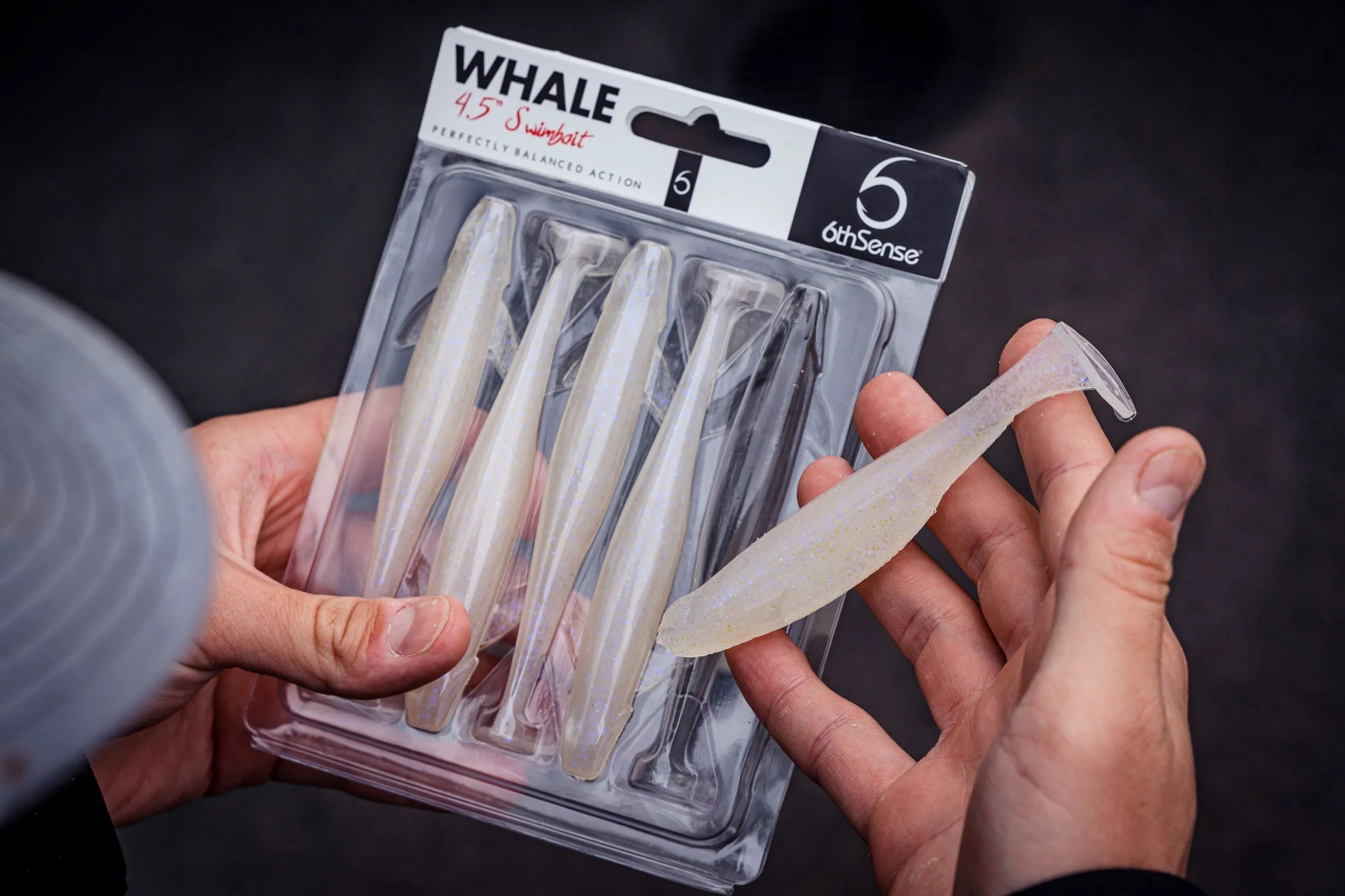 (2 pack) 6th Sense Whale 3.0in. Swimbait – Soft Paddle Tail Swimbait – Bass Fishing – Stable Tracking Pectoral Fins – Keel Belly – Multipack