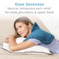 thumbnail image 3 of Pure Enrichment PureRelief Neck & Shoulder Heating Pad - 4 Heat Settings, Auto Shut-Off, Universal Fit, Magnet Closure, Soft Micromink, Storage Bag, 5-Year Warranty, Machine Wash (Turquoise Blue), 3 of 9