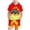 Red, variant on AINIYS Boys' Outfit Set Big Kid Printed Pattern Crew Neck Athletic Wear Ideal For School And Weekend Outdoor Trips Blue 5-6 Years