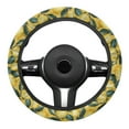 thumbnail image 2 of Yuyamidu Yellow Lemon Car Steering Wheel Cover Warm Automotive Flannel Cover for Steering Wheel Thick Steering Wheel Decorative Accessories for Sedan Car, 2 of 7