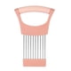 thumbnail image 1 of Soporte para cebolla para rebanar limón, cortador, picador, portátil, agarre cómodo, cebolla Rosa, 1 of 9