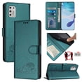 thumbnail image 2 of Motorola MOTO G Stylus 2021 4G Case ,Cat PU Leather Crossbody Lanyard Strap RFID Magnetic Wallet Compatible with Motorola MOTO G Stylus 2021 4G Cover, 2 of 5