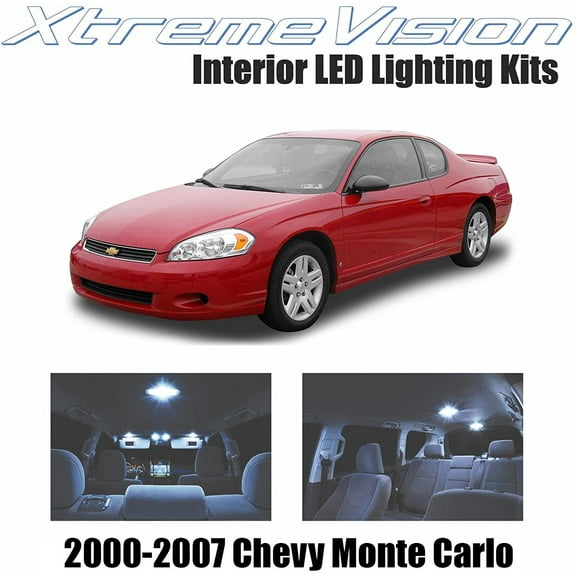XtremeVision Interior LED for Chevrolet Monte Carlo 2000-2007 5 Pieces Cool White Interior LED Kit   Installation Tool