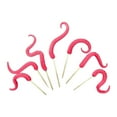 thumbnail image 2 of Pensas de planta de tentáculo de pulpo de 7 piezas, adornos de decoración de postal al aire libre, estacas de jardín decorativas prácticas creativas, rojo, 2 of 8