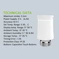 thumbnail image 2 of 4PCS Smart Radiator Thermostat with Smart Life Programmable Intelligent Temperature Controller Voice Control For Home Air Conditioning Heating Plate Compatible with Tuya App Alexa Google ZigBee Gray, 2 of 8