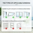 thumbnail image 4 of Portable AC Window Seal Kit 400cm No Drill Insulation for Mobile Air Conditioners Dryers Universal Weatherproof Vent Seal, 4 of 6