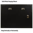 thumbnail image 2 of 13 Opening Collage Picture Frame K-12 with Double White Mat - Displays One 4x6 and Twelve Wallet Size 2.5x3.5 - Wall Mounting, Landscape, Portrait - Black, 2 of 6