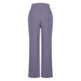 thumbnail image 4 of Timegard Yoga Pants Women Straight Leg High Waist Comfy Summer Casual Loose Workout Trousers Pockets, 4 of 7