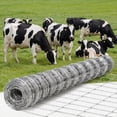 thumbnail image 2 of Memoryfield 5 ft x 328 ft Farm Fence, 12 Gauge Galvanized Livestock Wire Fencing, Cattle Fence for Goat, Deer & Livestock Protection, 2 of 10