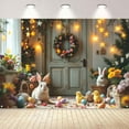 thumbnail image 4 of Ovzne Easter Happy Background Cloth Style Easter Party Scene Decoration Background On Clearance, 4 of 8